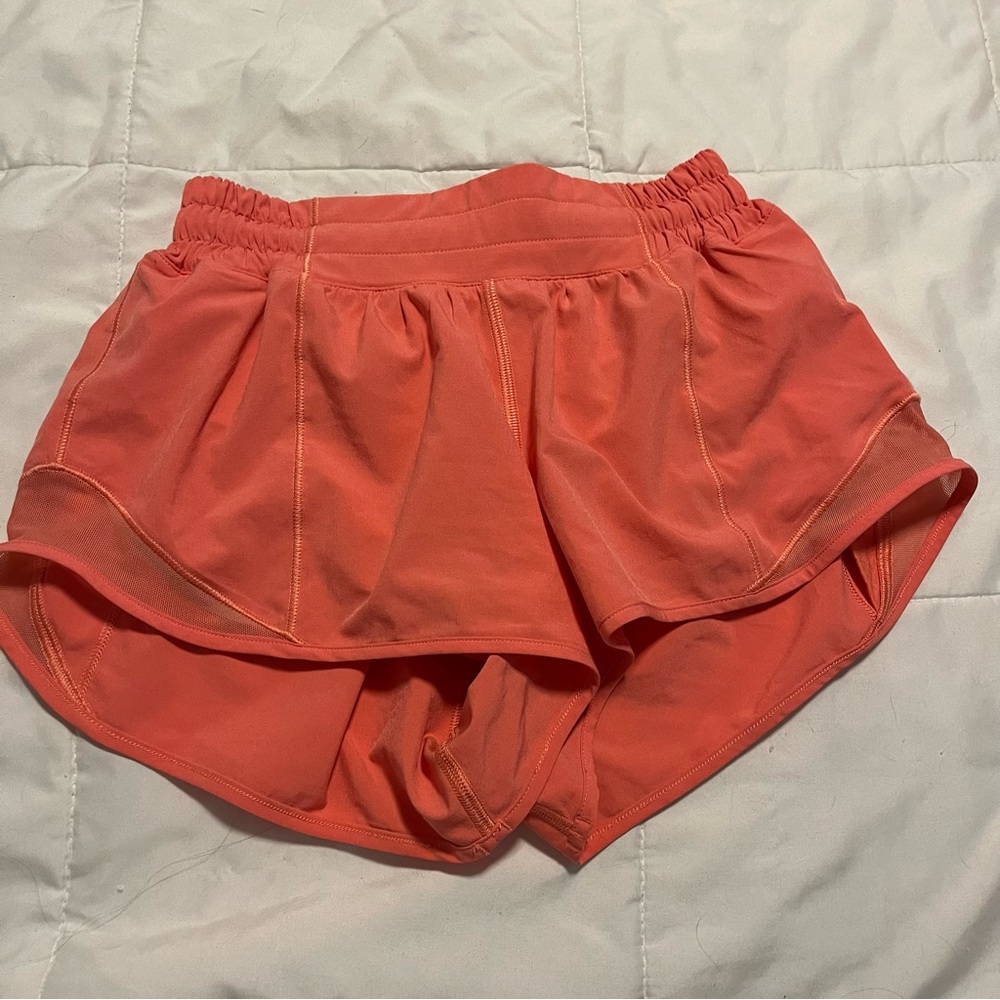 Raspberry Cream Hotty Hots Lululemon Shorts